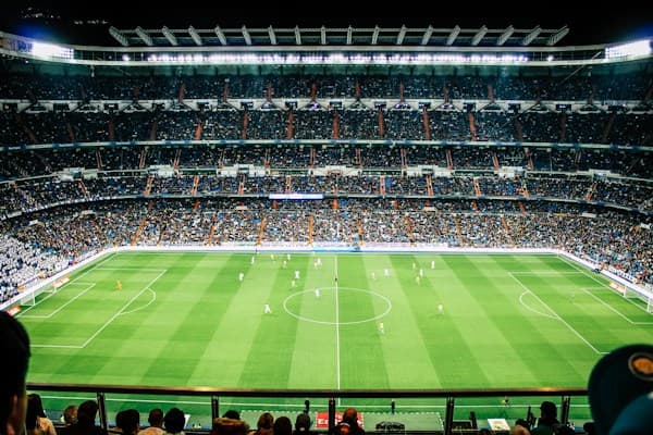 Un stade pour illustrer un rendez-vous sportif