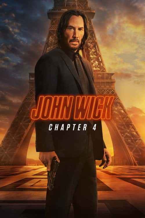 Affiche de film d’action devant la tour Eiffel